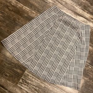 Like New, VINTAGE Inspired Patterned + Lined Stretch RENEE C. Skirt, Size Medium